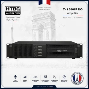 Cục Đẩy 4 Kênh Class H HTBG T-1500PRO